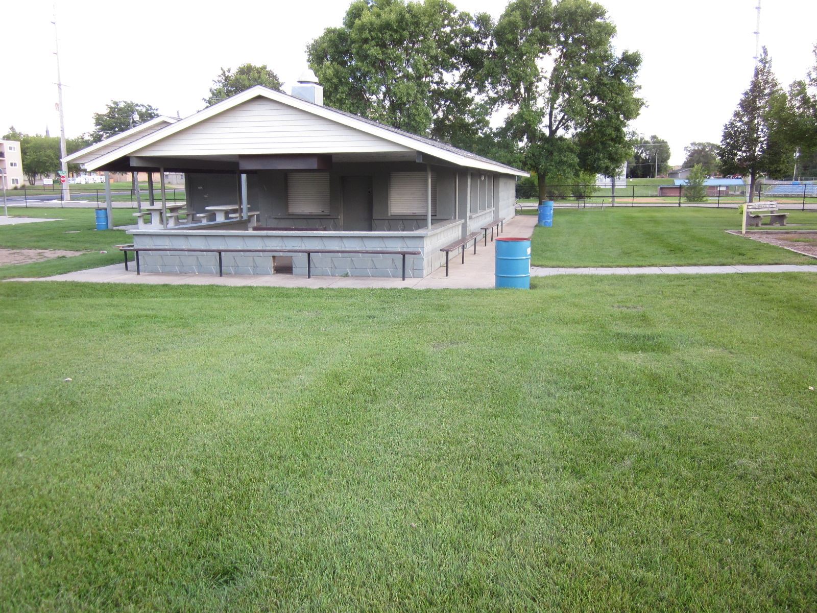 View of outside of the Centennial Park Pavilion